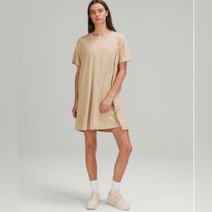 Lululemon All yours tee dress khaki